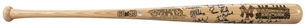 1998-1999 New York Yankees Team Signed Cooperstown Back to Back Commemorative Bat With 21 Signatures (Beckett)